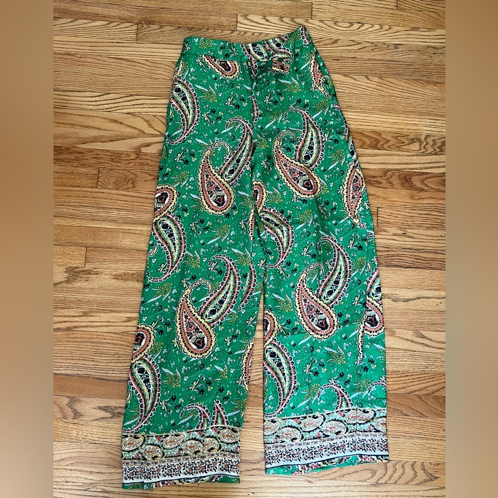 Zara printed pants